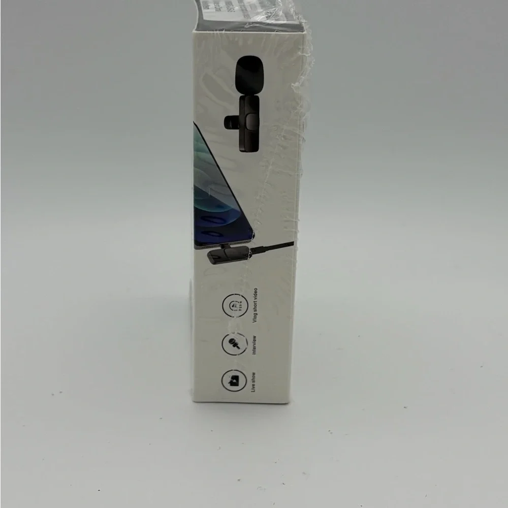 Wireless Lavalier Microphone for Smartphones - Black